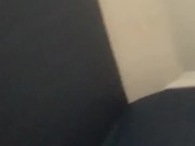 Trying new pegging dildo
