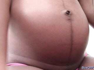 4K/ Your Charming And VERY Preggy StepDaughter Morgan Chanel Needs Your Financial Aid For Baby!