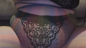 DisabledDaisyBBW self-tie rope chest harness