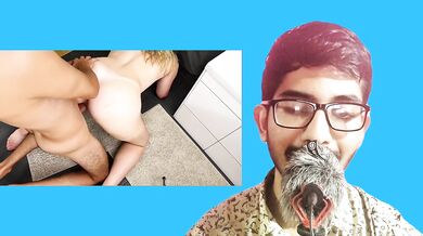 Fucking my Roommate in bathroom. Reaction Video.