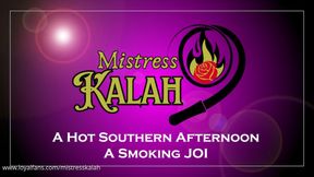A hot southern Smoking afternoon