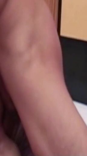 Tranny with a Huge Cock Gets Anal Sex in a Hotel Room