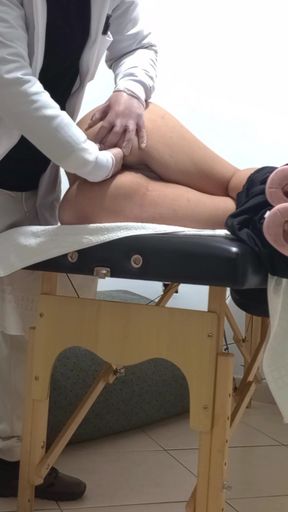 Anal examination performed by a real proctologist.   Clip 2