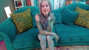 Alt Tattoo Darling Takes A Real Cock Creampie Right After Talking Dirty