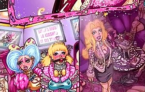 Huge dicks in adult cartoon