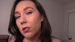 horny brunette sinn sage licks her dildo clean after drilling her pussy!