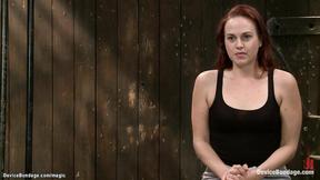 ”Redhead in back arch bondage toyed”