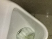 Pissing with my stepbrother at disco urinal