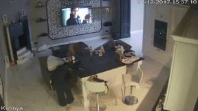 Russian kitchen fuck