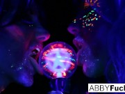 Black Light Rainy Night with Abigal Mac & Ava Addams