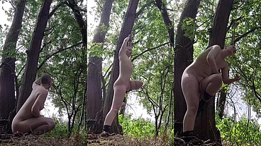 BTS self-tying in the woods. There is a Virtual Reality(!!) recording of this too, which makes you feel like you are really t...