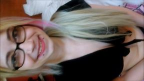 Ranie Mae black cock foot job masturbation