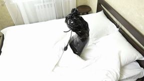 Black shell with pear gag