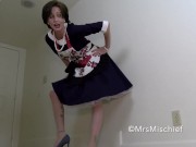 Demoted to Doormat - Mrs Mischief MILF upskirt pov femdom