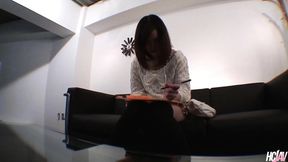 Young and Horny Jap Babe Kurara Makise Tries Her First Cock