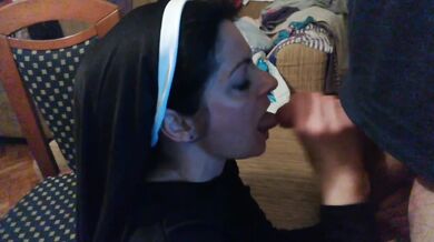 Curvy Milf Mom In Cosplay Uniform Gives Best Blowjob And Cuckolds You