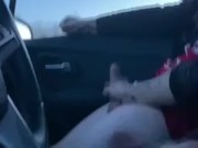 Road head in traffic