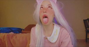 Hot anime girl sloppy sucking her fingers-BambiettaValentain