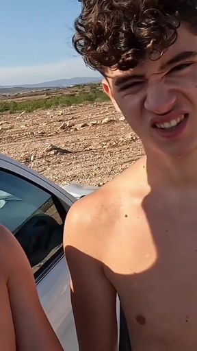 FULL AGF :: Young couple fucks during a jog caught on camera outdoors!   Clip 1