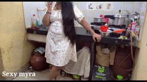 Stepmom's new dress mai chudayi kichen mai