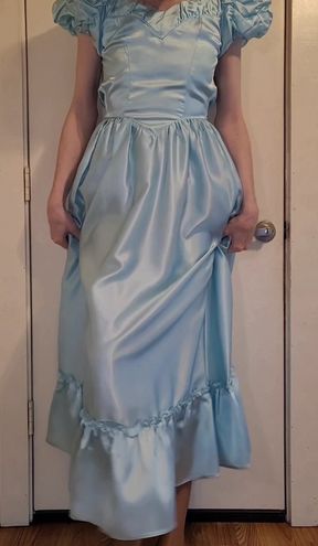 Satin bridesmaids dress