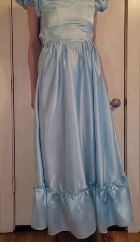 Satin bridesmaids dress