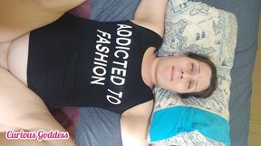 curious goddess -hot pregnant stepmother big ass anal masturbation hairy pussy fucking handjob cum socks part 3