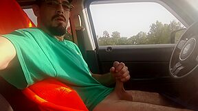 Public Car Masturbation With No Lube