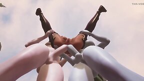 Futanari double anal penetration: warcraft hentai parody