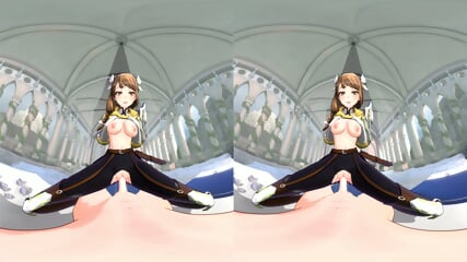 Gold Mary Rides in 180 VR