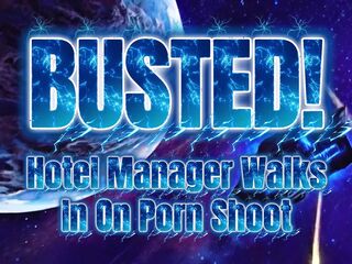 Hotel Manager Walks in on Porn Shoot and Gets Talked Into Joining in