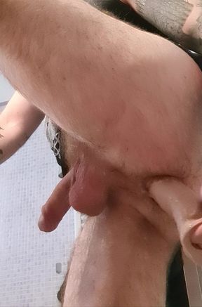 My hairy hole with dildo