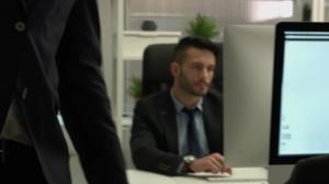 The Gay Office: Theo Ford accompanied by inked Diego Lauzen voyeur flip flop sex
