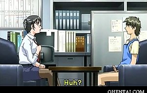 Squirting hentai lady doctor gets pounded