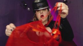 Busted in My Red Lingerie: Sissy Caught, Shamed & Owned by Lady of Torments [1280*720]