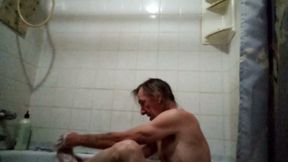 me in the tub