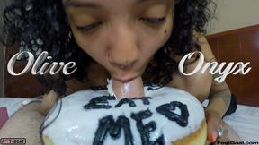 Fully Body Massage x Sloppy Donut Blowjob with facial cumshot!