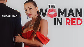 The Woman In Red - High Class Sexy Pornstar In A Red Dress With Abigail Mac