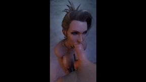 Sexy blue-eyed blonde rides huge uncut cock&#x1F346;