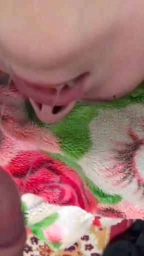 Stepbrother Teaches His Stepsister Deepthroat.   Clip 1