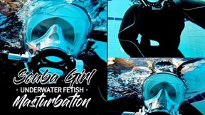 Neptune Full Face Mask: Underwater Masturbation & Restricted Breathing (10 Min MOV HD)