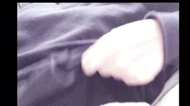 Morning Nipple Gush Squirted Through Sweatpants Solo Massage