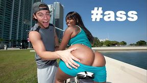 BANGBROS - Pleasure'_s Black BIG ASS Makes Miami Shake With Each Step She Takes