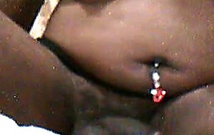 Fat ebony amateur