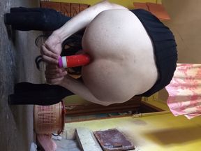 I fuck myself