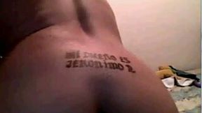 Bitchie amateur cam nympho flashed me her big rack and fuck holes