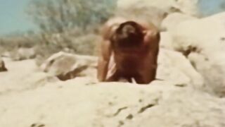 Vintage gays lick balls after throatfuck sixtynine in desert