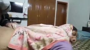 Indian Shop Maid Cheating Doggy Anal Sex with Owner in His Bedroom