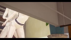 Jujutsu Kaisen Hentai - Nobara Kugisaki Hardsex in a Library - Japanese Asian Manga Anime Game Porn