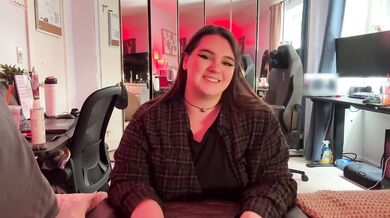 Teased While Watching Teaches POV How to Stroke Stepsis Stepbrother
